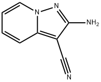 2-氨基吡唑并[1,5-A]吡啶-3-腈 结构式