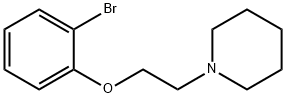 1-[2-(2-BROMOPHENOXY)ETHYL]-PIPERIDINE 结构式