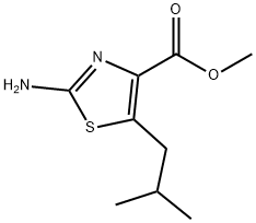 Methyl 2-aMino-5-isobutylthiazole-4-carboxylate 结构式