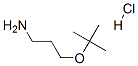 3-(叔丁氧基)丙胺 盐酸盐 结构式