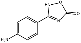 3-(4-氨基苯基)-1,2,4-噁二唑-5(2H)-酮 结构式