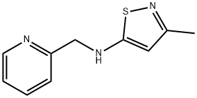 (3-METHYL-ISOTHIAZOL-5-YL)-PYRIDIN-2-YLMETHYL-AMINE 结构式