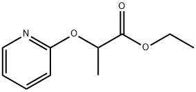 2-(吡啶-2-基氧基)-丙酸乙酯 结构式
