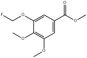 3-FLUOROMETHOXY-4,5-DIMETHOXY-BENZOIC ACID METHYL ESTER 结构式