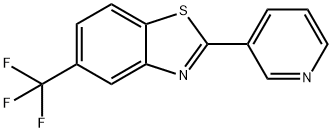 2-PYRIDIN-3-YL-5-TRIFLUOROMETHYL-BENZOTHIAZOLE 结构式