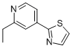 2-ETHYL-4-THIAZOL-2-YL-PYRIDINE 结构式