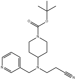 1-BOC-4-[(2-CYANO-ETHYL)-PYRIDIN-3-YLMETHYL-AMINO]-PIPERIDINE