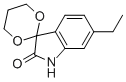 6'-ETHYL-SPIRO[1,3-DIOXANE-2,3'-INDOLIN]-2'-ONE 结构式