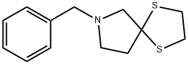 7-BENZYL-1,4-DITHIA-7-AZA-SPIRO[4.4]NONANE 结构式