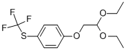(4-(2,2-DIETHOXYETHOXY)PHENYL)(TRIFLUOROMETHYL)SULFANE 结构式