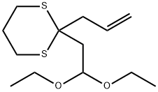 2-ALLYL-2-(2,2-DIETHOXYETHYL)-1,3-DITHIANE 结构式