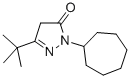 5-TERT-BUTYL-2-CYCLOHEPTYL-2,4-DIHYDRO-PYRAZOL-3-ONE 结构式