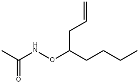 Acetamide,  N-[[1-(2-propenyl)pentyl]oxy]-  (9CI) 结构式