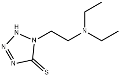 1-(2-二乙氨基乙基)-5-巯基四唑 结构式