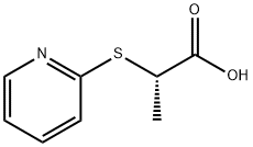 (S)-2-(PYRIDIN-2-YLSULFANYL)-PROPIONIC ACID 结构式