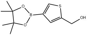 2-羟基甲基-4-噻吩硼酸频那醇酯 结构式