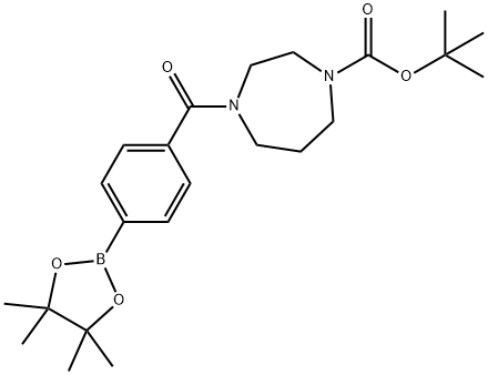 TERT-BUTYL 4-(4-(4,4,5,5-TETRAMETHYL-1,3,2-DIOXABOROLAN-2 结构式