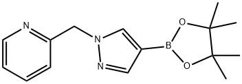 1-(PYRIDIN-2-YLMETHYL)-1H-PYRAZOLE-4-BORONIC ACID, PINACOL ESTER 结构式