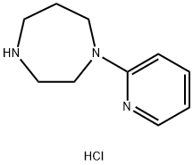 1-PYRIDIN-2-YL-[1,4]DIAZEPANE DIHYDROCHLORIDE 结构式