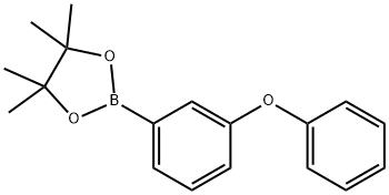 苯氧基苯-3-硼酸频哪醇酯 结构式