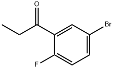1-(5-溴-2-氟苯基)-1-丙酮 结构式