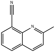 2-甲基喹啉-8-甲腈 结构式