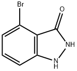 4-溴-1H-吲唑-3(2H)-酮 结构式