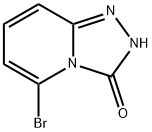 5-溴-2H-[1,2,4]三氮唑并[4,3-A]吡啶-3-酮 结构式