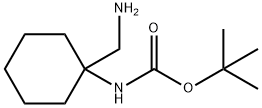 1-(BOC-AMINO)-1-AMINOMETHYL CYCLOHEXANE 结构式