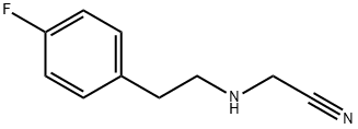 2-{[2-(4-fluorophenyl)ethyl]amino}acetonitrile 结构式