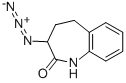 3-叠氮基-4,5-二氢-1H-苯并[B]氮杂-2-(3H) - 酮 结构式