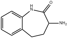 3-氨基-1,3,4,5-四氢-2H-1-苯并氮杂卓-2-酮 结构式