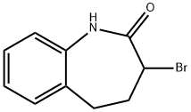 3-溴-1,3,4,5-四氢-2H-1-苯并氮杂卓-2-酮 结构式