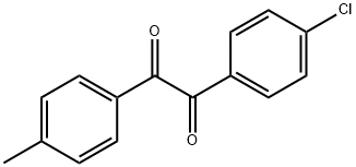 1-(4-氯苯基)-2-(4-甲苯基)乙烷-1,2-二酮 结构式