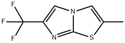2-METHYL-6-(TRIFLUOROMETHYL)IMIDAZO[2,1-B]THIAZOLE 结构式