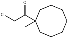 Ethanone, 2-chloro-1-(1-methylcyclooctyl)- (9CI) 结构式