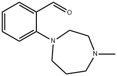 2-(4-Methylperhydro-1,4-diazepin-1-yl)benzaldehyde 结构式