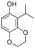 1,4-Benzodioxin-6-ol,  2,3-dihydro-5-(1-methylethyl)- 结构式