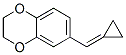 1,4-Benzodioxin,  6-(cyclopropylidenemethyl)-2,3-dihydro- 结构式