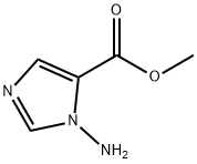 1-氨基-1H-咪唑-5-羧酸甲酯 结构式