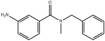 3-AMINO-N-BENZYL-N-METHYLBENZAMIDE 结构式