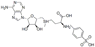 S-腺苷L-蛋氨酸 对甲苯磺酸盐 结构式