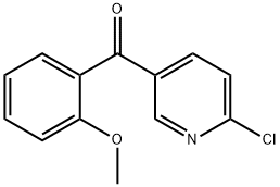 2-Chloro-5-(2-methoxybenzoyl)pyridine 结构式