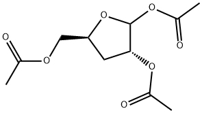 3-脱氧-1,2,5-三乙酰基-D-核糖 结构式