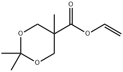 2,2,5-Trimethyl-1,3-dioxane-5-carboxylic Acid Ethenyl Ester 结构式