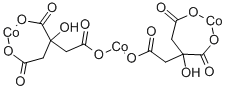 柠檬酸钴 结构式