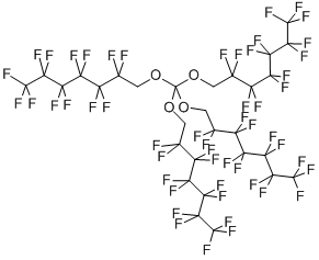 TETRAKIS(2,2,3,3,4,4,5,5,6,6,7,7-DODECAFLUOROHEPTYL)ORTHOCARBONATE 结构式