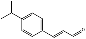3-(4-异丙基苯基)丙烯醛 结构式