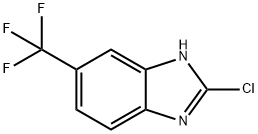 2-氯-6-(三氟甲基)-1H-苯并咪唑 结构式