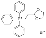 2-(1,3-二氧戊环-2-基)乙基三苯基溴化膦 结构式